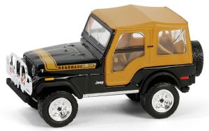 GREEN35290-C - JEEP CJ-5 Renegade 1976 negro y marrón de la serie ALL-TERRAIN en blister