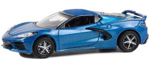 GREEN37290-E - CHEVROLET Corvette Stingray 2LT 2020 azul de BARRETT JACKSON en blister