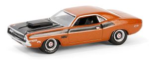 GREEN37310-C - DODGE Challenger T/A 1970 Naranja de la serie BARRETT JACKSON en blister