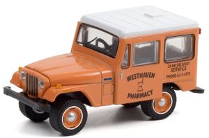 GREEN35200B - JEEP DJ-5 WESTHAVEN Pharmacy 1974 BLUE COLLAR COLLECTION en blister