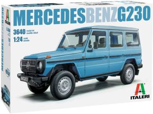 ITA3640 - MERCEDES G230 azul para montar y pintar