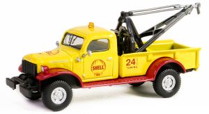 GREEN41155-A - DODGE Power Wagon Wrecker 1949 de la serie SHELL camión de remolque en blister