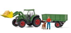 SHL42608 - Tractor con pala cargadora y remolque