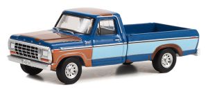 GREEN44980-E - FORD F-250 1978 Azul de la serie de TV YELLOWSTONE en blister