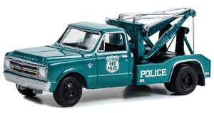 GREEN46120-A - 1967 CHEVROLET C-30 Policía de Nueva York CONDUCTORES DUALES en blister