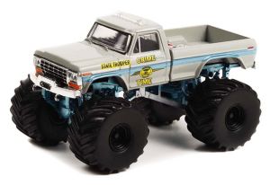 GREEN49110-C - 1979 FORD F-250 Monster Truck CRIME TIME STATE TROOPER de la serie KINGS OF CRUNCH en blister