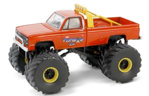 GREEN49150-B - 1986 CHEVROLET Silverado BUFFALO TREMOR II Monster truck de la serie KINGS OF CRUNCH en blister