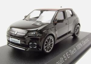 NOREV510554 - RENAULT 5 E-Tech 100% Eléctrico 2025 Negro Estrella con Deco Rojo