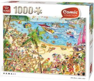 KING56017 - Puzzle Colección Cómic Hawai - 1000 piezas