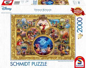 SCM57371 - Puzzle de Thomas Kinkade 2000 piezas - Mickey y Minnie