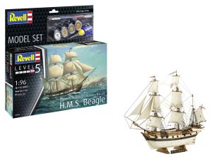 REV65458 - Set de modelismo - H.M.S. Beagle para montar con pintura