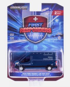 GREEN67060-D - FORD Transit LWB 2020 Policía de Washington de la serie FIRST RESPONDERS en blister