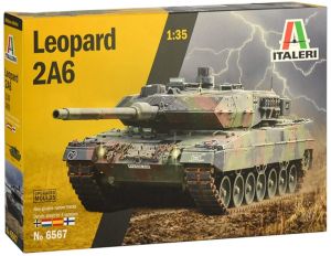 ITA6567 - Tanque Leopard 2A6 para montar y pintar