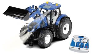 SIK6798 - NEW HOLLAND T7.315 con cargador radiocontrolado con mando a distancia Bluetooth