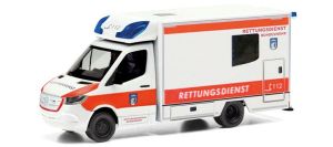 HER700801 - MERCEDES BENZ Sprinter 18 Fahrtec Ambulancia - médico de urgencias