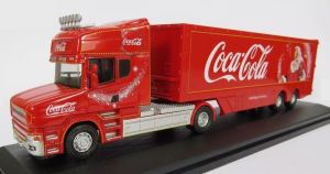 OXF76TCAB004CC - SCANIA T CAB 4x2 con remolque 2 Ejes COCA-COLA Noël