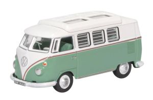 OXF76VWS002 - VOLKSWAGEN Tipo 1 Samba autobús azul turquesa y blanco