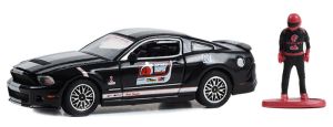 GREEN97150-E - SHELBY GT500 #68 2010 con piloto de carreras de la serie THE HOBBY SHOP en blister