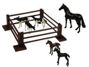 BRI43267 - Set de 6 animales con recinto