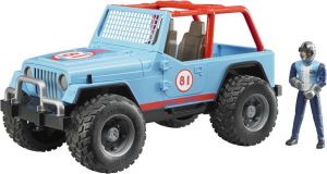 BRU2541 - JEEP Cross country azul con conductor Escala: 1/16