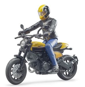 BRU63053 - DUCATI Scrambler con motorista