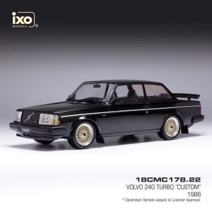 IXO18CMC178.22 - VOLVO 240 Turbo custom 1986 negro