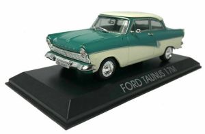 MAGLCFORDTAUNUS - FORD Taunus 1957 2 puertas verde y blanco vendido en blister