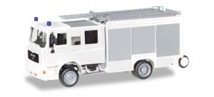 HER012898 - Camión de bomberos MAN 4x2 M2000 HLF 20 blanco en kit