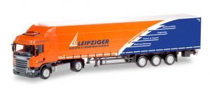 HER307444 - SCANIA R13 HL 4x2 con semi lona 3 ejes transporte Leipziger