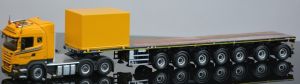 IMC32-0017 - SCANIA R-Streamline Hightline 6x4 BOEKESTIJN con caja semiplana de 7 ejes y lastre