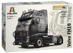 ITA3931 - VOLVO FH16 Viking 4x2 transporte Gapik Show Truck maqueta para montar y pintar