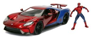 JAD99725 - FORD GT 2017 Marvel Spider-Man con figura incluida