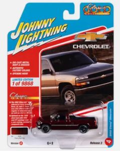 JLCG030B-D - 2002 CHEVROLET Silverado burdeos CLASSIC GOLD en blister