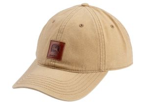 MC13080619CB - Gorra con escudo de cuero JOHN DEERE Beige