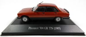 MAGARGAQV10 - PEUGEOT 504 GR TN berlina 4 puertas 1985 naranja metalizado vendido en blister