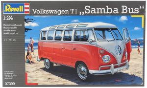 REV07399 - Maqueta de VOLKSWAGEN T1 Samba Bus para montar y pintar