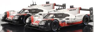 IXO-SP919-SET2 - 2 PORSCHE 919 Hybrid #1 y #2 Ganador de las 24 horas de Le Mans 2017