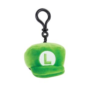 T12964 - Clip de peluche MARIO KART - Gorra de Luigi