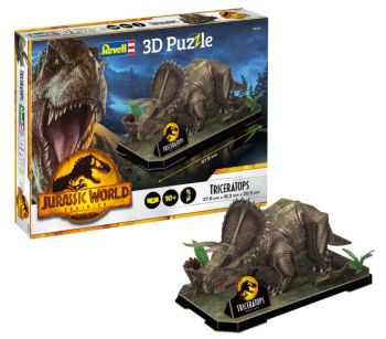 REV00242 - Puzzle 3D 50 piezas Triceratops Jurassic World