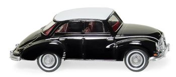 WIK012002 - Coche negro con techo blanco - limusina DKW