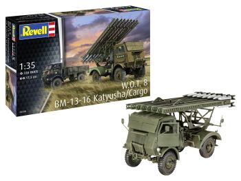 REV03338 - Vehículo militar W.O.T. 8 BM-13-16 Katyusha/Cargo para montar y pintar