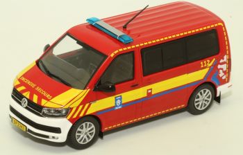 ODE084 - VOLKSWAGEN T6 Pompier CGDIS Luxembourg - Limitado a 504 ejemplares.