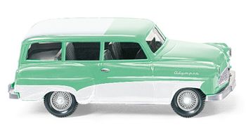 WIK085006 - OPEL Caravan 1956 verde con techo blanco