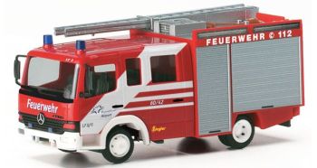 HER097451 - MERCEDES BENZ Atego 96 LF8 6 Fraport rojo