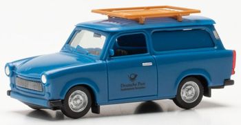 HER097499 - TRABANT 601 Universal Deutsche Post Studiotechnik Fernsehen azul