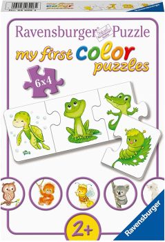 RAV03006 - Mis primeros puzzles - 6 puzzles de 4 piezas - Mis animales bebés favoritos