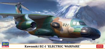 HAW10842 - Avión de entrenamiento de guerra electrónica KAWASAKI EC-1 para ensamblar y pintar