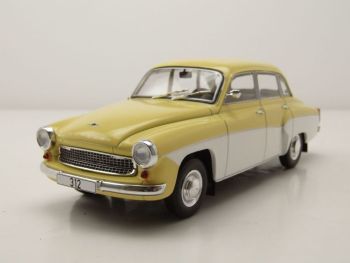 WBXWB124144 - 1965 WARTBURG 312 Amarillo y blanco