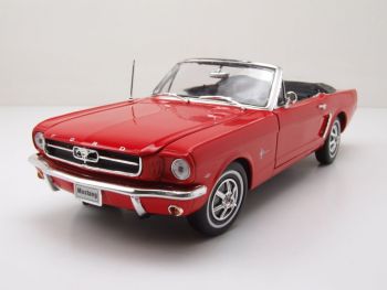 WEL12519CABROUGE - FORD Mustang descapotable 1964 Rojo