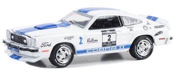 GREEN13340-B - 1976 FORD Mustang II Cobra II #2 de la serie THE STAMPEDE en blister